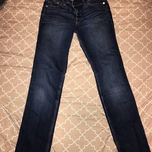 Denim Straight Jeans -Girls